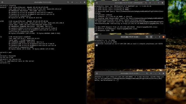 CVE-2021-44228 log4j Exploitation in Action: RCE reverse shell on AWS cloud смотреть онлайн