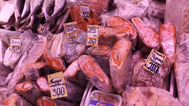 Рыбный рынок в Петропавловске-Камчатском. смотреть онлайн