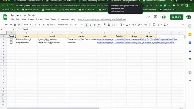 Salesforza Review, Demo + Tutorial I Gmail Mail Merge & CRM sync to GSheets Chrome смотреть онлайн