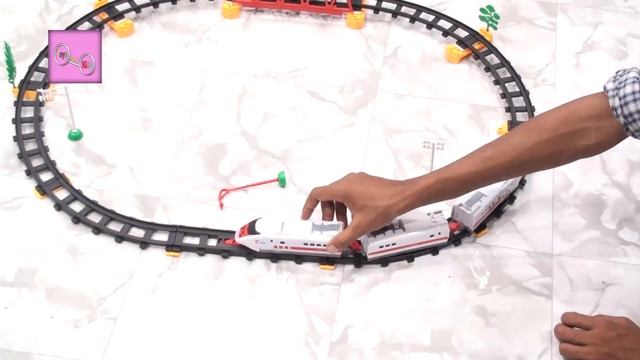 Speed Game Set Train Unboxing, Setup, review and Playing - Simulation High Speed Train смотреть онлайн