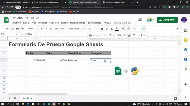 Python Google Sheets смотреть онлайн