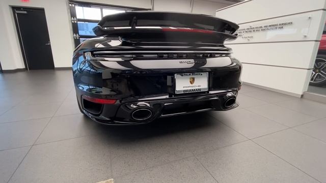 Jet Black 2021 Porsche 911 Turbo S | Sport Package | Twin Turbo 640 hp Flat 6 смотреть онлайн