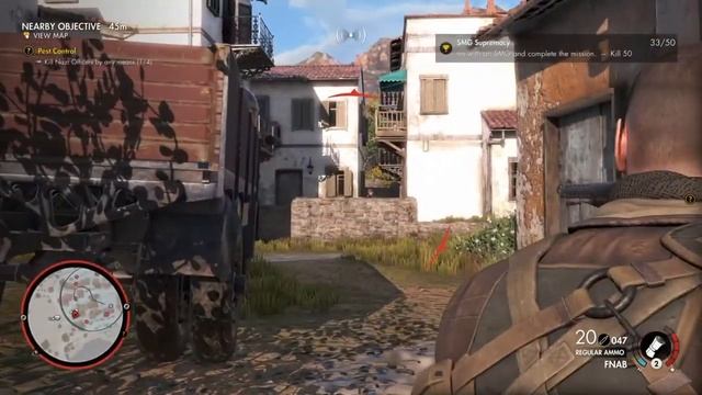 Sniper Elite 4 - 50 SMG Kill Challenge