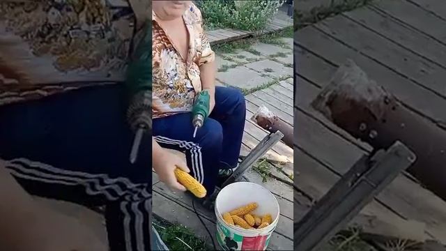 Лайфхак как правильно чистить кукурузу! смотреть онлайн