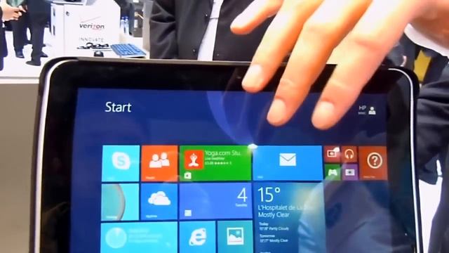 HP ElitePad 1000 Windows 8.1 Tablet Hands On смотреть онлайн