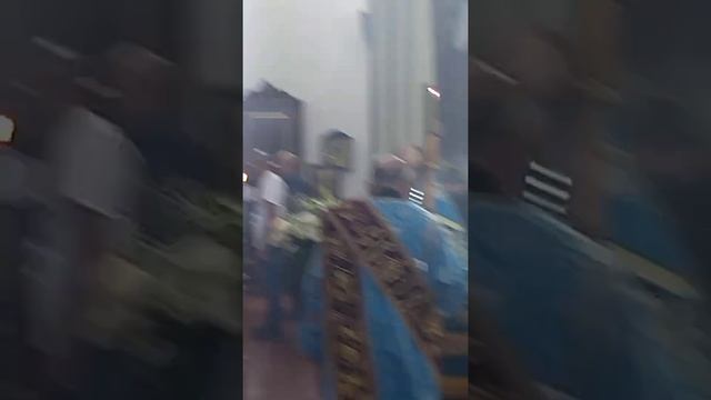 Вынос честной Плащаницы Пресвятой Богородицы в канун Ея Успения. Ляденский Благовещенский монастырь смотреть онлайн