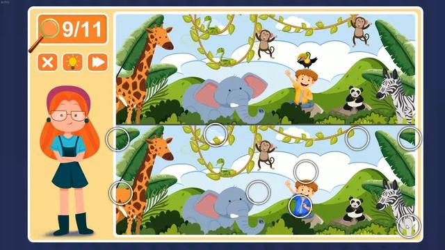 Viki Spotter: Zoo, Level 3 Walkthrough, 1080p/60FPS. смотреть онлайн