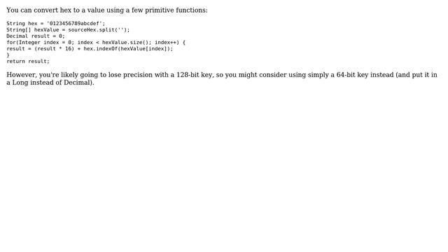 Salesforce: convert hex value to integer (3 Solutions!!) смотреть онлайн