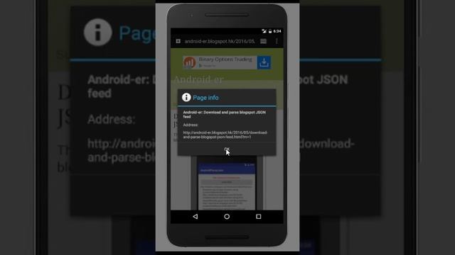 Parse blogspot JSON feed: detect item clicked to open in browser using CustomTabsIntent смотреть онлайн