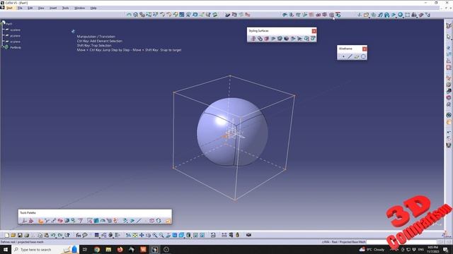 CATIA V5 Imagine & Shape - View and Selection Mode смотреть онлайн