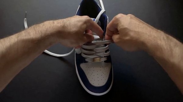 HOW TO LACE NIKE DUNK 1 LOW LOOSELY /