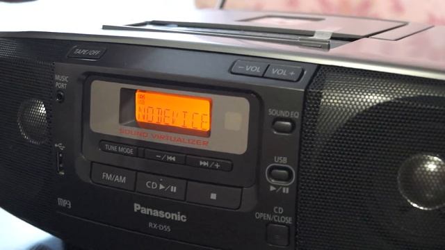 Обзор магнитолы Panasonic RX-D55 смотреть онлайн