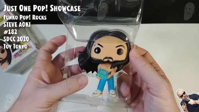 Funko Pop Rocks - Steve Aoki - 182 - Exclusive SDCC 2020 - Toy Tokyo // Just One Pop Showcase смотреть онлайн