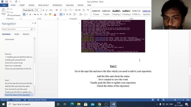 OSS LAB Exp 6 GIT Version Control смотреть онлайн