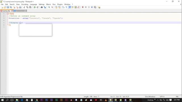 LECTURE 18 WEB PROGRAMMING II SERVER SIDE SCRIPTING – INTRODUCTION TO PHP ARRAYS PRACTICAL EXAMP смотреть онлайн