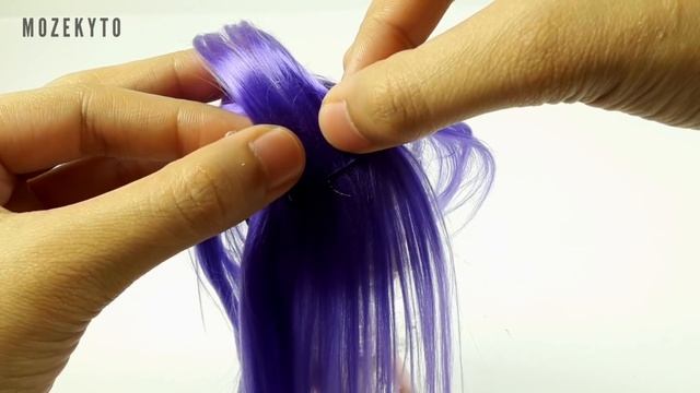 How to Make a Doll Wig | Space Buns | Mozekyto #7 смотреть онлайн