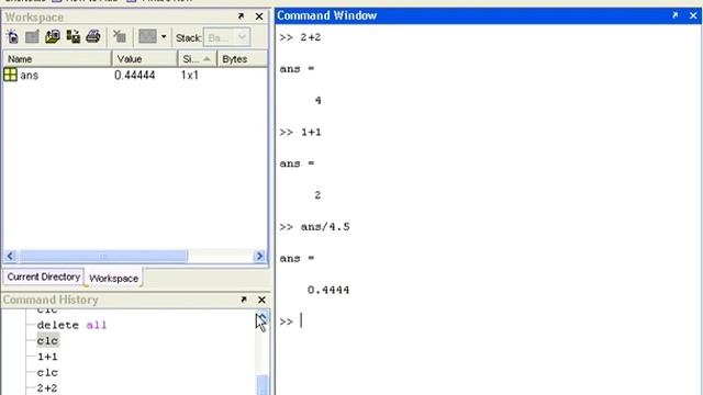 Основы работы в MATLAB. Рабочая среда MATLAB. Арифметические вычисления. Урок 1 смотреть онлайн