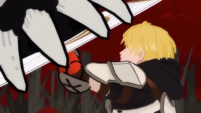 RWBY AMV - Jaune and Pyrrha Tribute (Don't Give Up On Me) смотреть онлайн