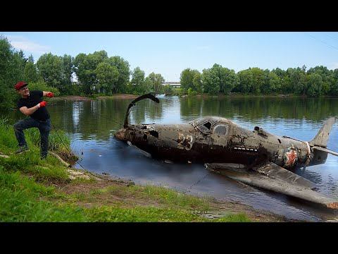 Эту гигантскую находку мы нашли на магнитной рыбалке, где упал самолет! смотреть онлайн