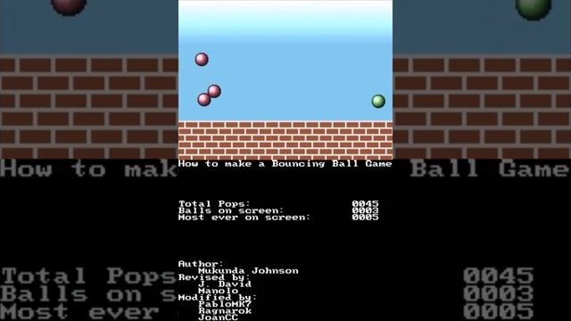 NDS Homebrew - Bouncing Ball Game смотреть онлайн