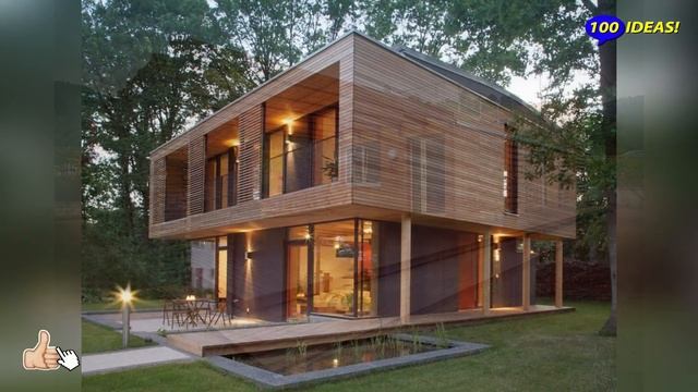 Beautiful wooden houses made of beams and logs. 30 ideas design ! смотреть онлайн