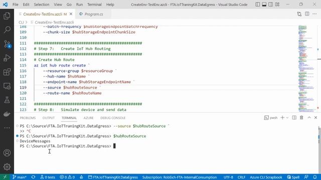 IoT Demo: Azure IoT Hub Data Egress - Routing смотреть онлайн