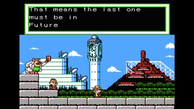 Dendy (Famicom,Nintendo,Nes) 8-bit Chip & Dale 2 часть уровень 8