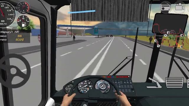 Пазик! Bus Simulator 3D!#1 смотреть онлайн