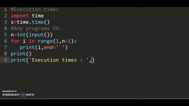 9. How to calculate the Execution time in python смотреть онлайн