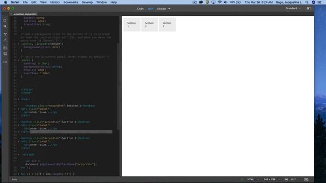 Dreamweaver CC 2020 - How to create Accordion смотреть онлайн