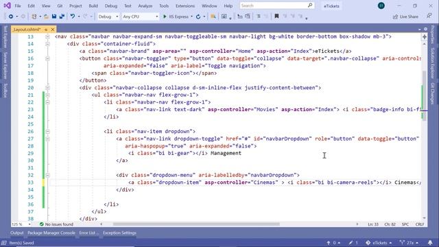 27. Designing the navigation bar | ASP.NET MVC смотреть онлайн