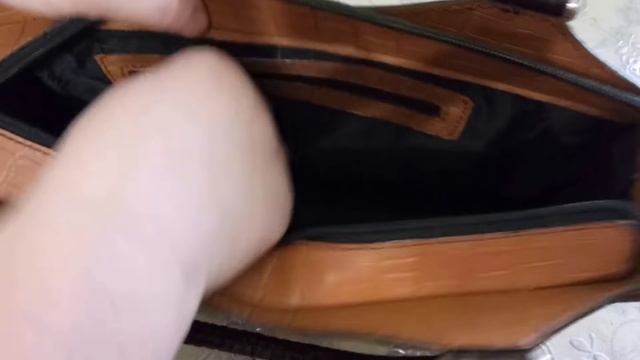 Женская сумка из кожи ручной работы. Handmade leather bag. смотреть онлайн