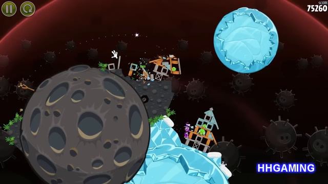 Angry Birds Space - Walkthrough 3-7 D-7 3 stars danger zone level guide how to get three star leve смотреть онлайн