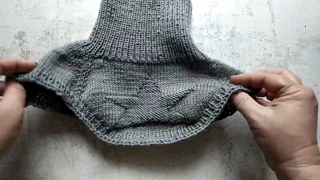 Как я вязала манишку для мальчика из пряжи Alize Baby Best