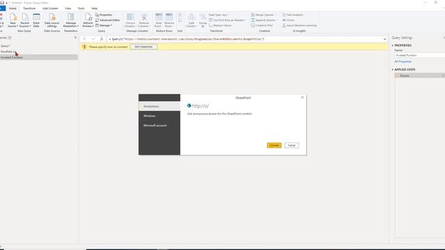 Improve import from SharePoint in Power BI and Power Query смотреть онлайн