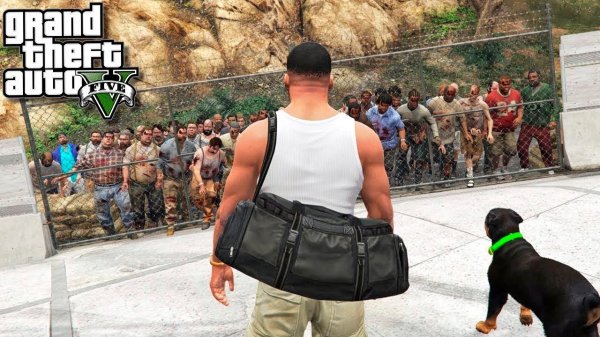 ЗАЩИТИТЬ ДОМ ФРАНКЛИНА ОТ ТОЛП ЗОМБИ В ГТА 5! ЗОМБИ АПОКАЛИПСИС ОБЗОР МОДА GTA 5! ГТА 5 МОДЫ MODS