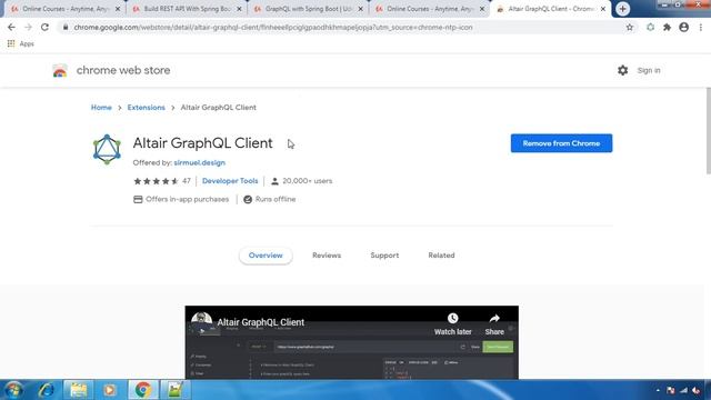 Altair GraphQL Client For Google Chrome Browser смотреть онлайн