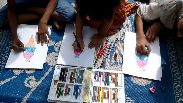 Ice-cream drawing #shortvideo #trending #siblings смотреть онлайн