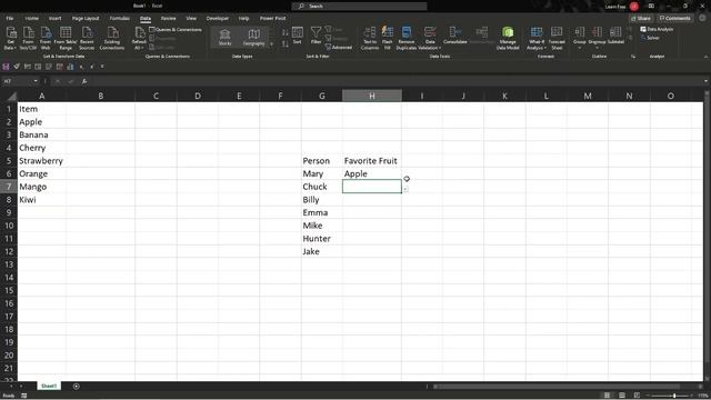 Data Validation Example in Excel 2023 - #excel смотреть онлайн