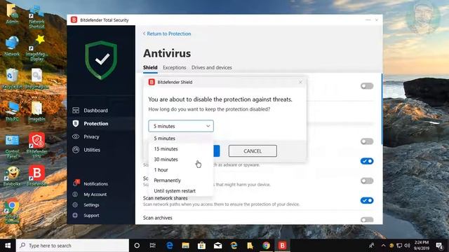 How to Temporarily Disable Bitdefender TOTAL SECURITY 2020 смотреть онлайн