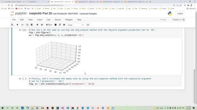 matplotlib Part 26 - Axes3D and 3D Projection смотреть онлайн