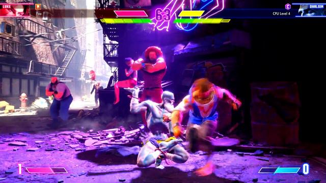 Luke vs Dhalsim (Alternate color) at Metro City Downtown: Street Fighter 6 II Pure 4k UHD 60 FPS смотреть онлайн