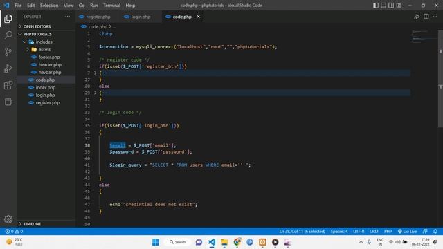How to make secure Login Form or Sign In Form in PHP | Using MySQL Database | #phpprogramming смотреть онлайн