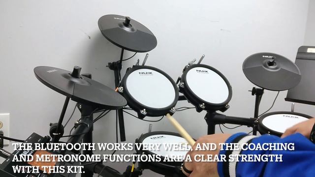 Super Quick Review Of The NUX DM-210 Electronic Drumset #nuxdm210