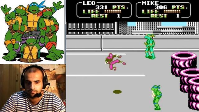 ХАЧ И ЧЕРЕПАДЛА! Teenage Mutant Ninja Turtles II: The Arcade Game - Обзор видеоигры на NES смотреть онлайн