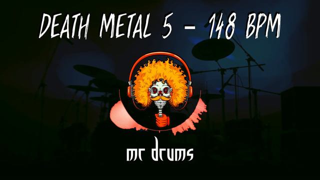 Death Metal Drum Track - 148 BPM | Backing Drums | Only Drums смотреть онлайн