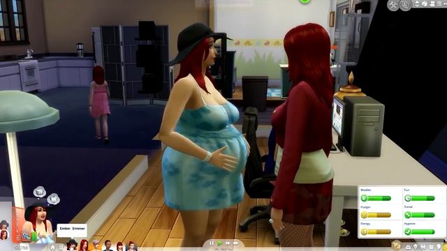 The Sims 4: 100 Baby Challenge - Grim Reaper Woohoo (Part 21) смотреть онлайн