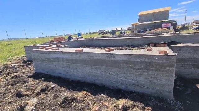 Одноэтажный коттедж, строительство Уфа ч.1 смотреть онлайн