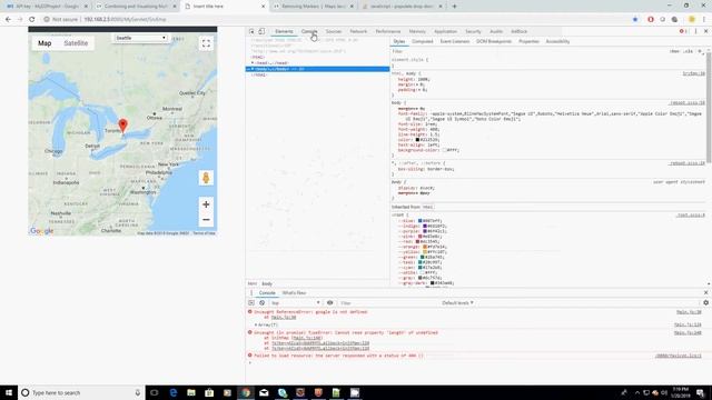 GoogleMap - Event Handling, Removing Markers & setCenter method - 3 смотреть онлайн