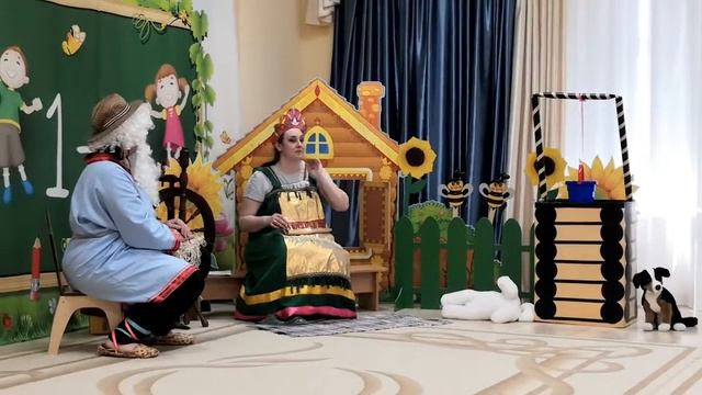 07.06.2021.Театрализованное представление для детей "Сказка о рыбаке и рыбке" смотреть онлайн